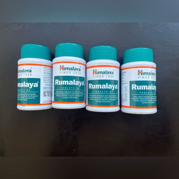 New Himalaya Rumalaya For Joint & Bones Exp Mar-June 2025 4 Bottles 60 tabs each - Picture 1 of 9